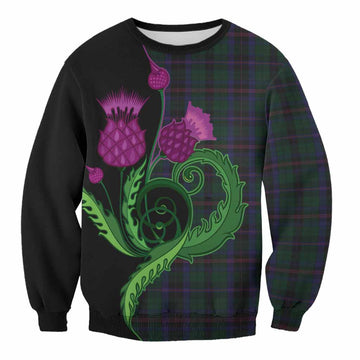 Phillips of Wales Tartan Sweatshirt Traditional Scottish Thistle