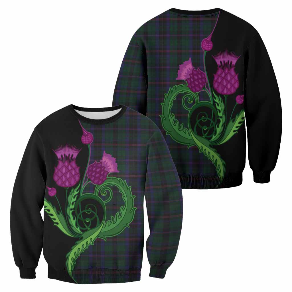Phillips of Wales Tartan Sweatshirt Traditional Scottish Thistle