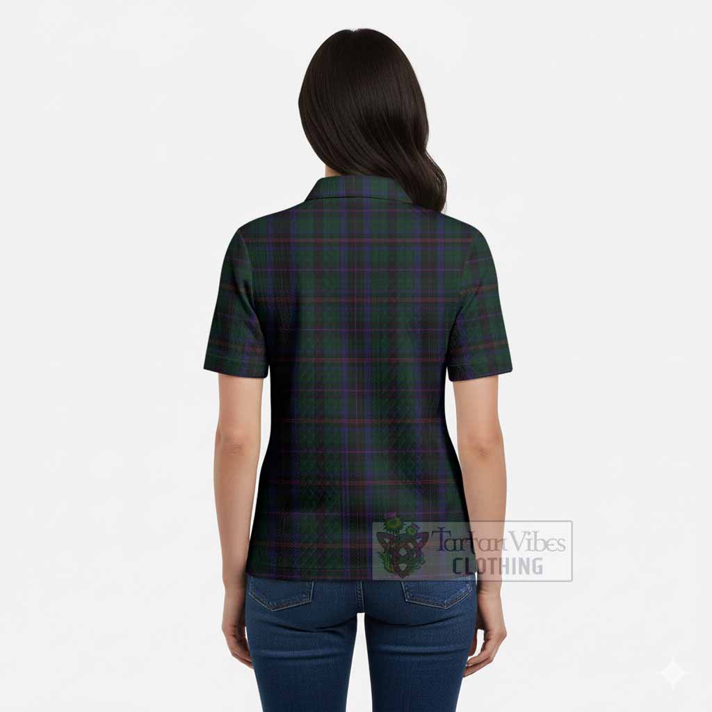 Phillips of Wales Tartan Women’s Polo Sweater Top