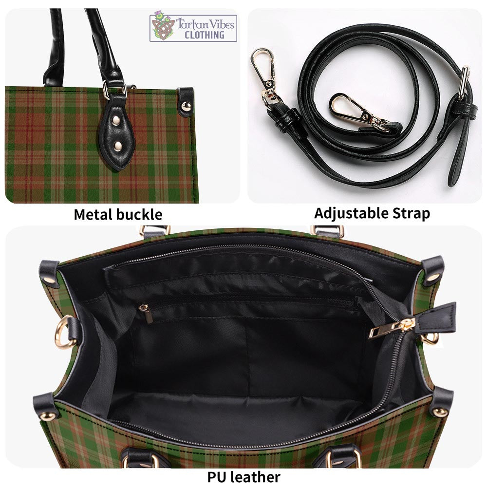 Pierce Tartan Luxury Leather Handbags - Tartan Vibes Clothing