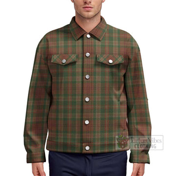 Pierce Tartan Unisex Lapel Cotton Jacket Unisex - Tartan Vibes Clothing