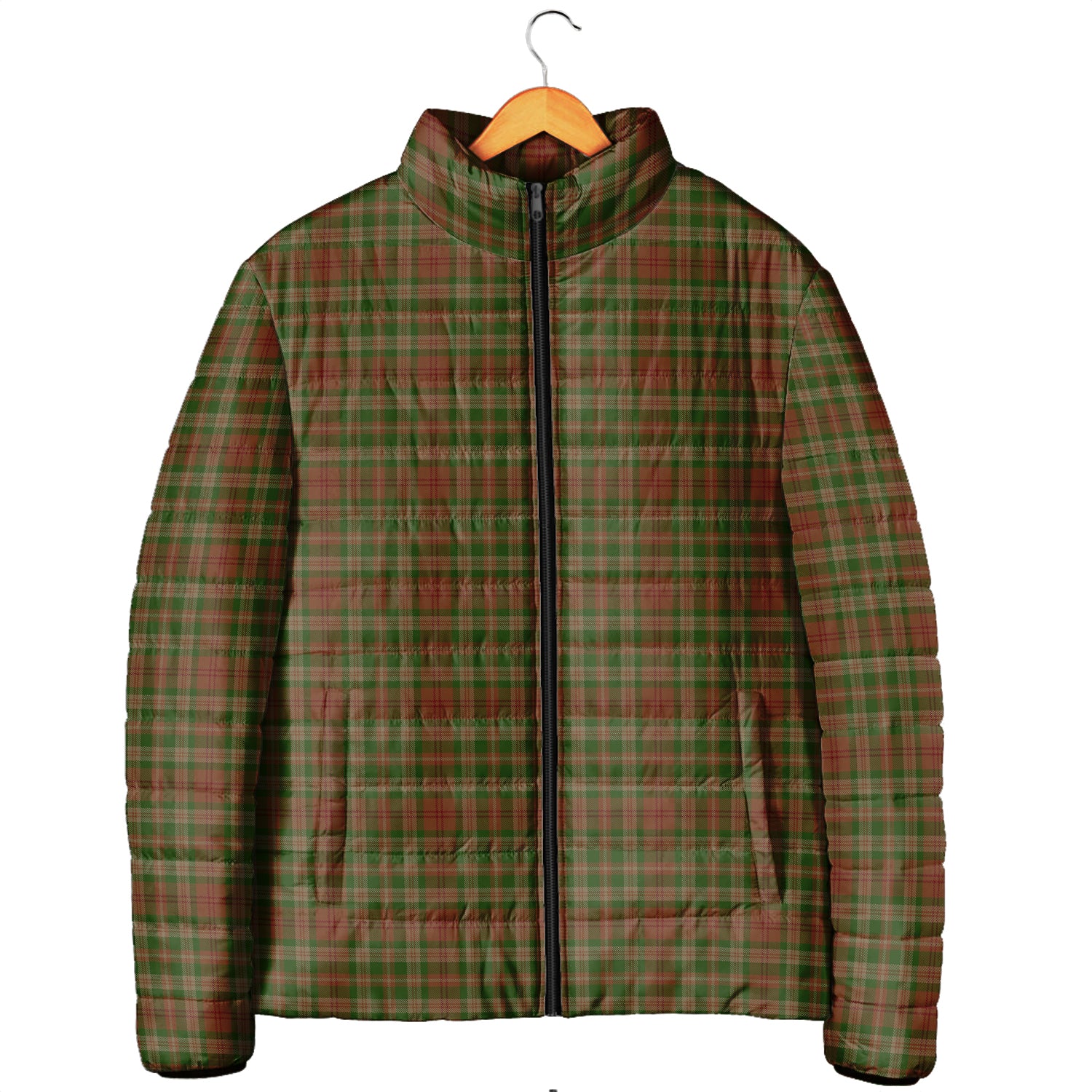 Pierce Tartan Padded Jacket Men's Padded Jacket - Tartan Vibes Clothing