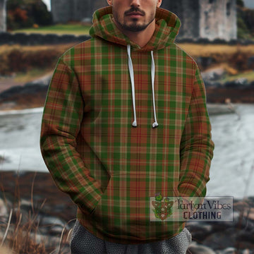 Pierce Tartan Cotton Hoodie Zip Hoodie - Tartan Vibes Clothing