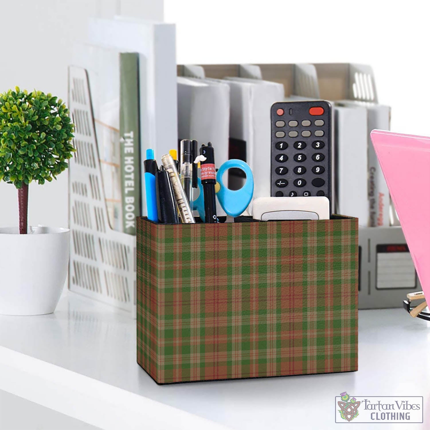 Pierce Tartan Pen Holder One Size 5.9"(L)*2.7"(W)*4.3"(H) - Tartan Vibes Clothing