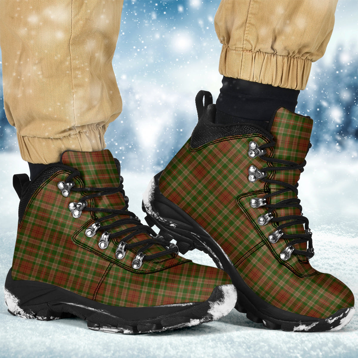 Pierce Tartan Alpine Boots - Tartanvibesclothing