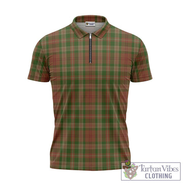Pierce Tartan Zipper Polo Shirt - Tartan Vibes Clothing