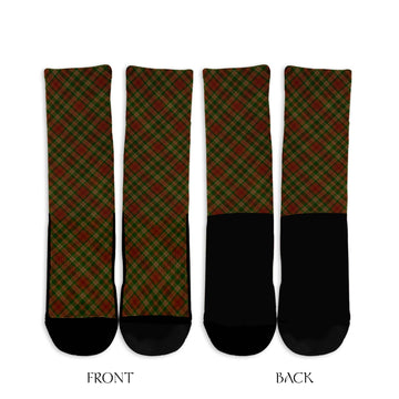 Pierce Tartan Crew Socks Cross Tartan Style