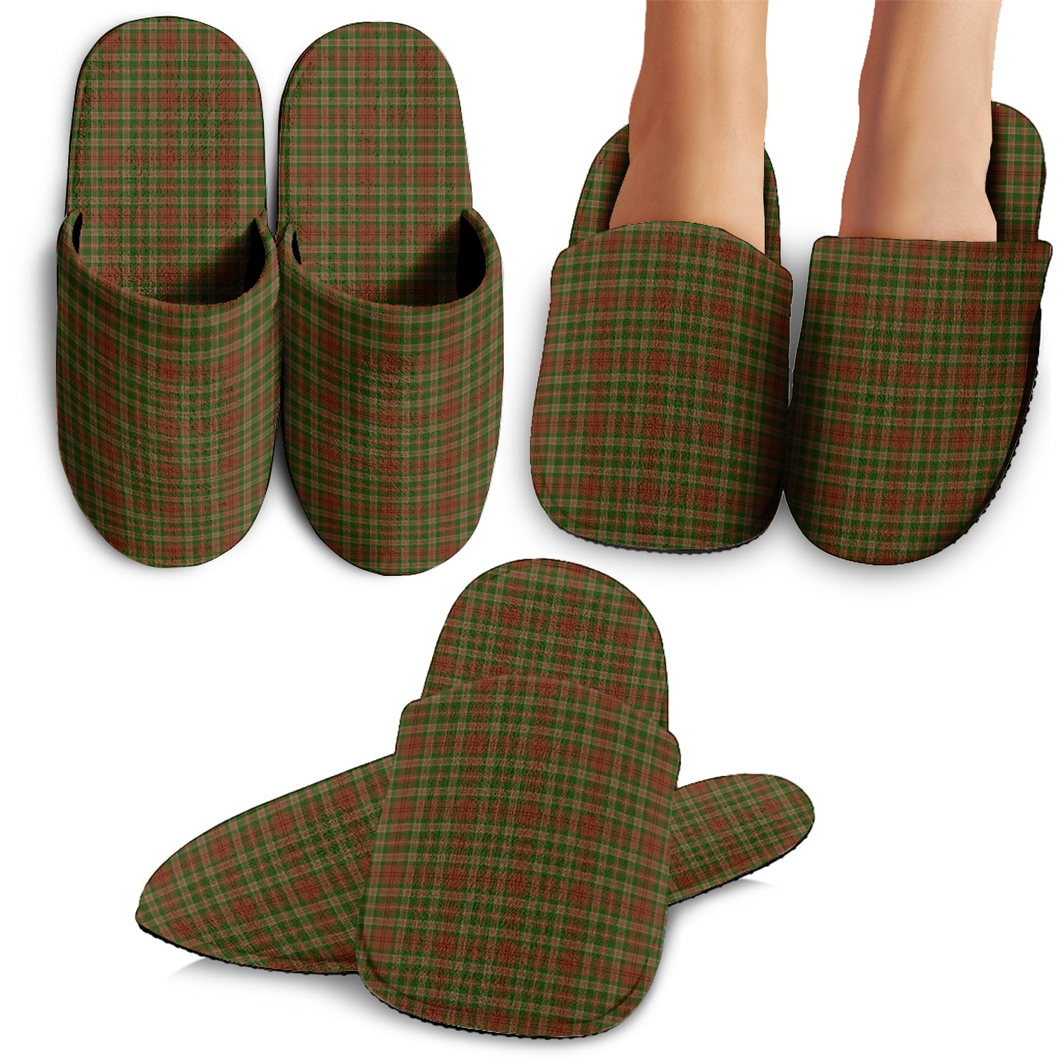 Pierce Tartan Home Slippers - Tartan Vibes Clothing