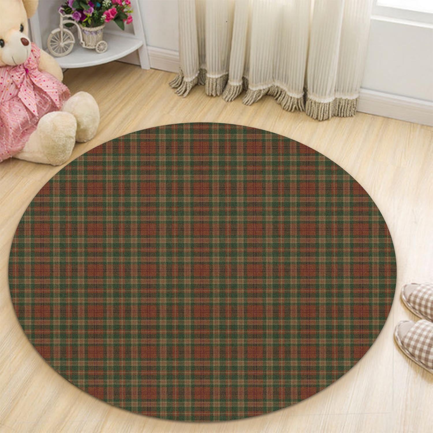 Pierce Tartan Round Rug - Tartan Vibes Clothing