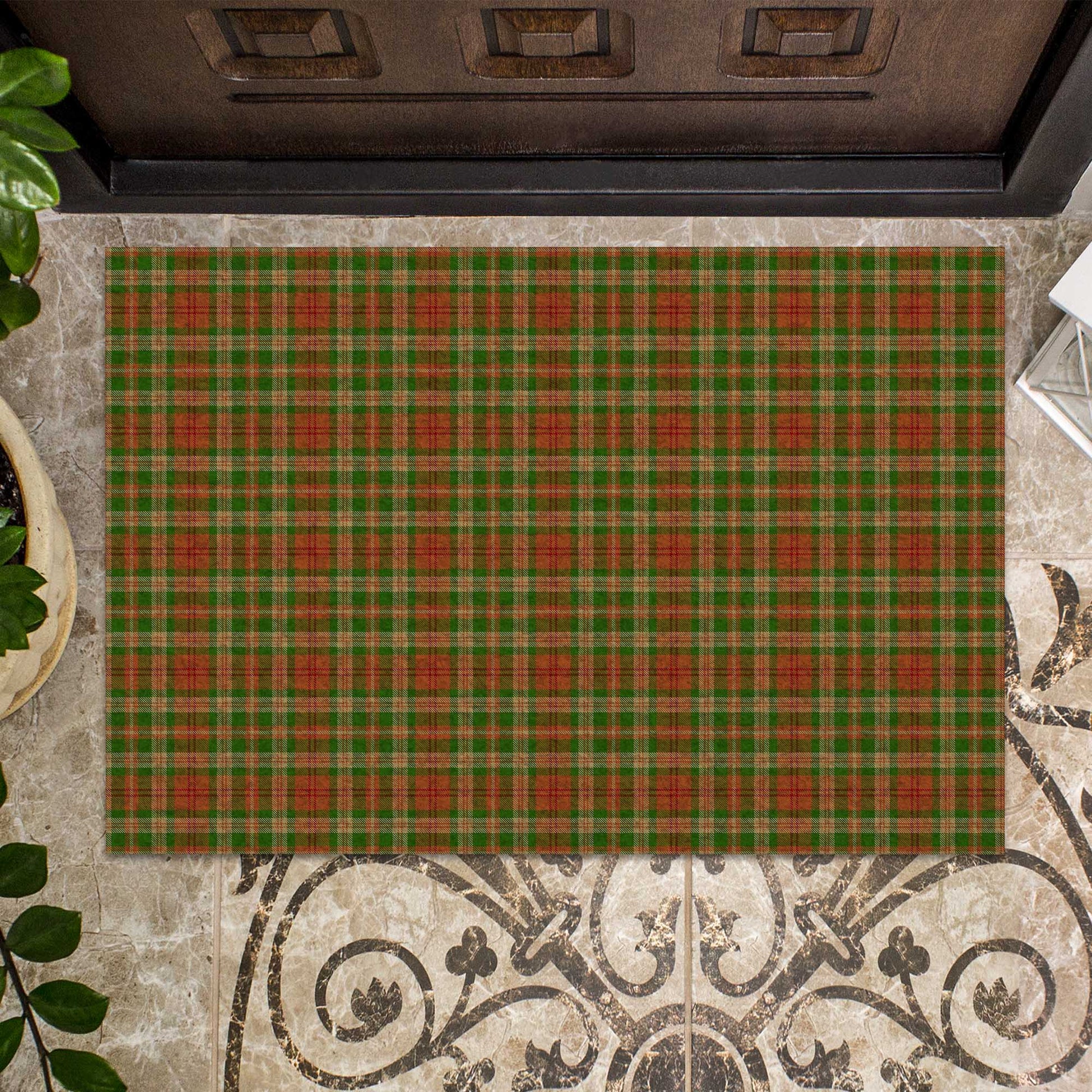 Pierce Tartan Rubber Doormat - Tartan Vibes Clothing