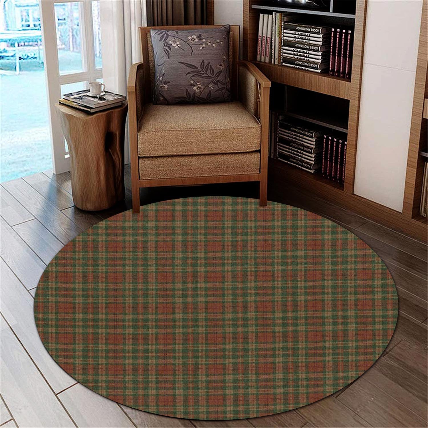 Pierce Tartan Round Rug - Tartan Vibes Clothing