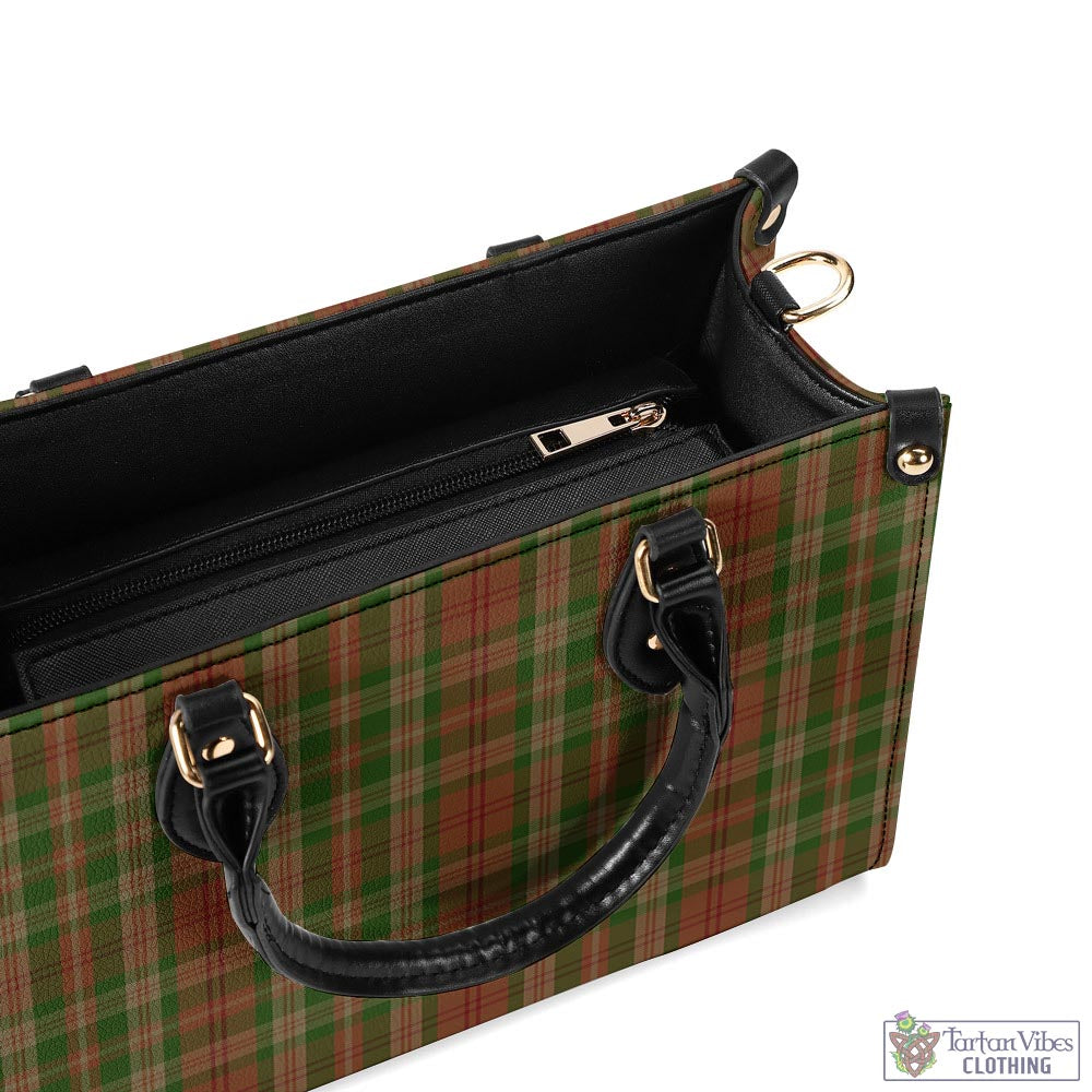 Pierce Tartan Luxury Leather Handbags - Tartan Vibes Clothing