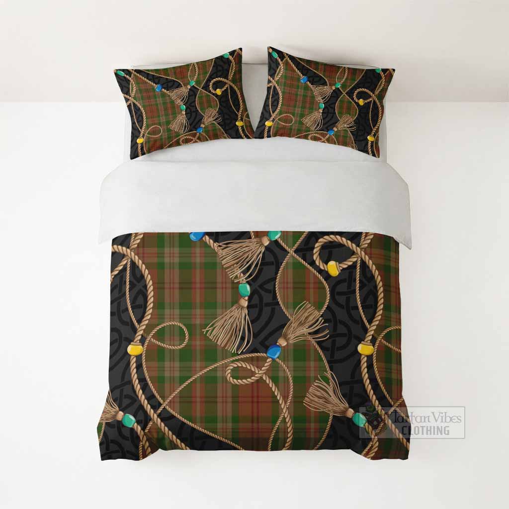 Pierce Scottish Tartan Twisted Ropes Stylized Bedding Set - Tartan Vibes Clothing