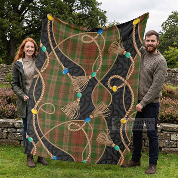 Pierce Scottish Tartan Twisted Ropes Stylized Blanket - Tartan Vibes Clothing