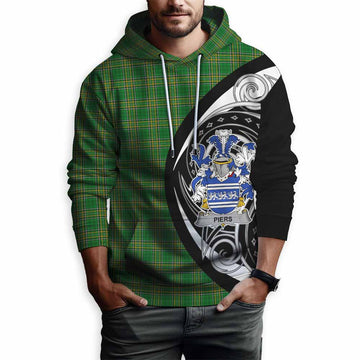 Piers Irish Clan Hoodie Celtic Circle Style Pullover Hoodie - Tartan Vibes Clothing