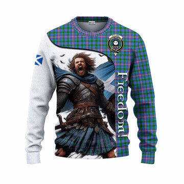 Pitcairn Crest Tartan Knitted Sweater Inspired by the Freedom of Scottish Warrior Unisex - Tartan Vibes Clothing