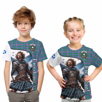 Pitcairn Crest Tartan Kid T-Shirt Inspired by the Freedom of Scottish Warrior Youth XL Size14 - Tartan Vibes Clothing