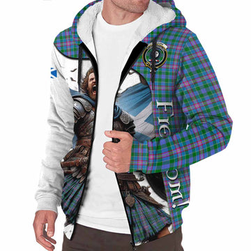 Pitcairn Crest Tartan Sherpa Hoodie Inspired by the Freedom of Scottish Warrior Unisex S - Tartan Vibes Clothing