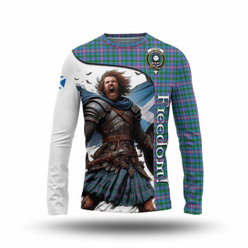 Pitcairn Crest Tartan Long Sleeve T-Shirt Inspired by the Freedom of Scottish Warrior Unisex - Tartan Vibes Clothing