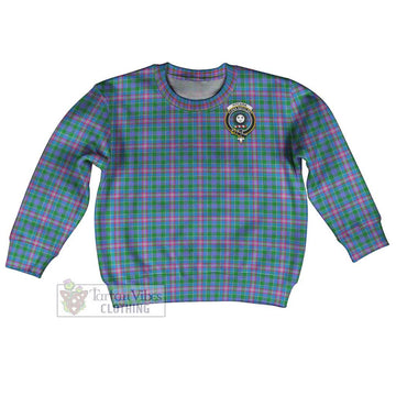 Pitcairn Tartan Kid Ugly Sweater with Family Crest Kid - Tartan Vibes Clothing