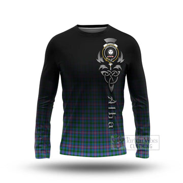 Pitcairn Tartan Long Sleeve T-Shirt Featuring Alba Gu Brath Family Crest Celtic Inspired Unisex - Tartan Vibes Clothing