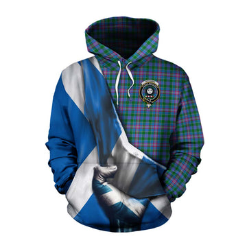 Pitcairn Tartan Cotton Hoodie with Family Crest Scotland Patriotic Style Pullover Hoodie XS - Tartan Vibes Clothing