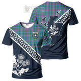 Pitcairn Tartan T-Shirt Featuring Thistle and Scotland Map Kid's Shirt - Tartanvibesclothing Store