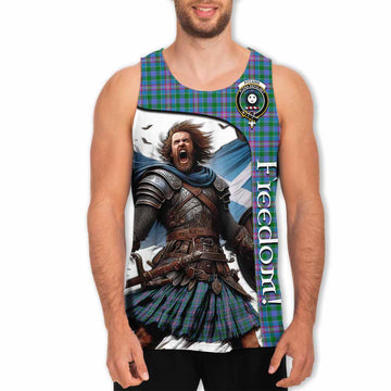 Pitcairn Crest Tartan Men's Tank Top Inspired by the Freedom of Scottish Warrior Men - Tartan Vibes Clothing