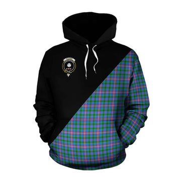 Pitcairn Tartan Cotton Hoodie with Family Crest and Military Logo Style Pullover Hoodie XS - Tartan Vibes Clothing