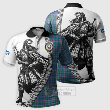 Pitcairn Tartan Clan Crest Polo Shirt with Highlander Warrior Celtic Style Kid - Tartan Vibes Clothing