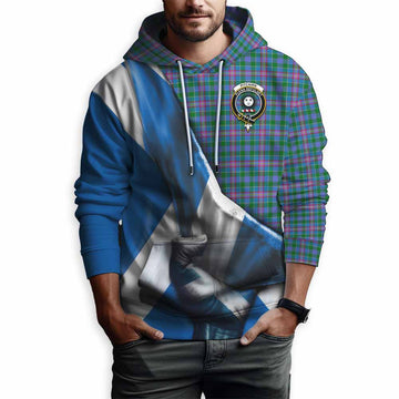 Pitcairn Tartan Hoodie with Family Crest Scotland Patriotic Style Pullover Hoodie - Tartan Vibes Clothing