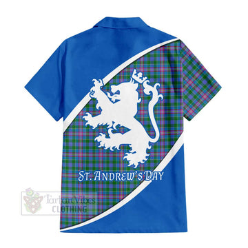 Pitcairn Family Crest Tartan Hawaiian Shirt Celebrate Saint Andrew's Day in Style - Tartan Vibes Clothing