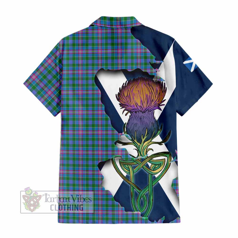 Pitcairn Tartan Family Crest Hawaiian Shirt Scottish Thistle Celtic Inspired - Tartan Vibes Clothing