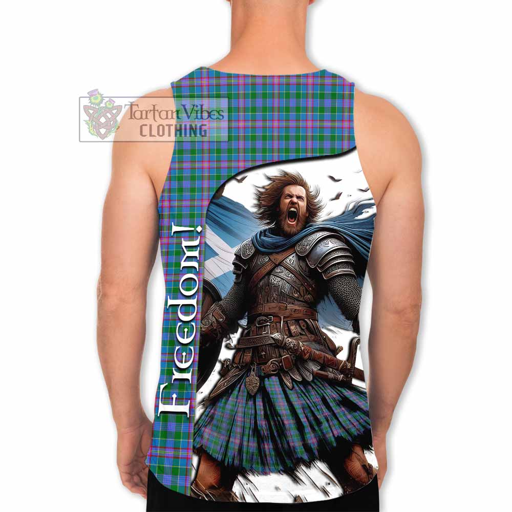 Pitcairn Crest Tartan Men's Tank Top Inspired by the Freedom of Scottish Warrior - Tartan Vibes Clothing