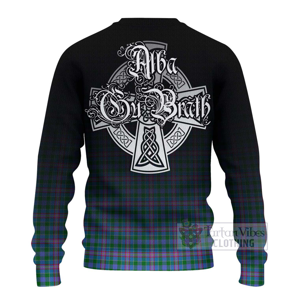 Pitcairn Tartan Ugly Sweater Featuring Alba Gu Brath Family Crest Celtic Inspired - Tartan Vibes Clothing