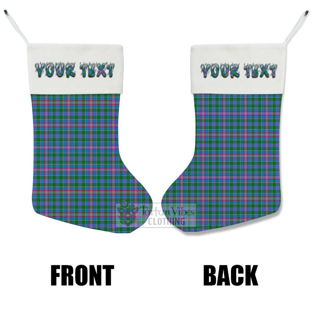 Pitcairn Tartan Christmas Stocking with Personalized Text - Tartan Vibes Clothing