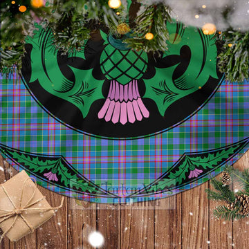 Pitcairn Tartan Christmas Tree Skirt Scottish Thistle Style - Tartan Vibes Clothing
