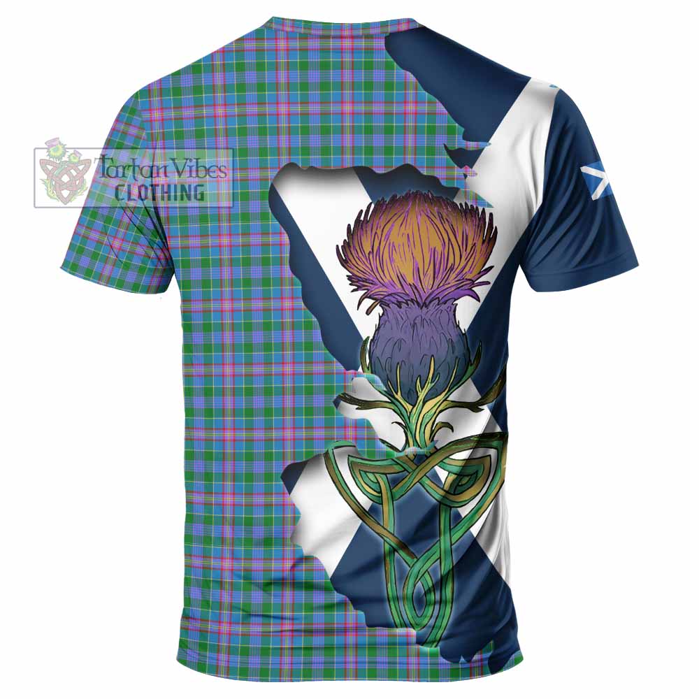 Pitcairn Tartan Family Crest T-Shirt Scottish Thistle Celtic Inspired - Tartan Vibes Clothing