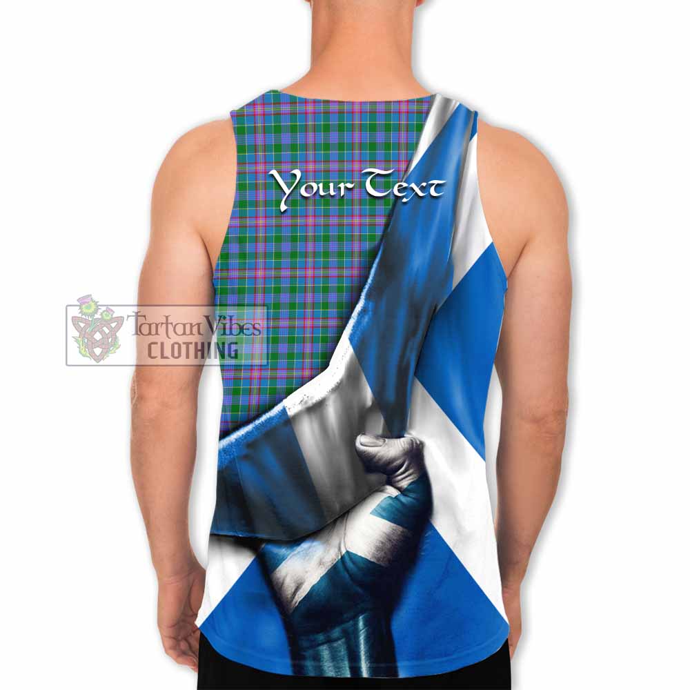 Pitcairn Tartan Men's Tank Top with Family Crest Scotland Patriotic Style - Tartan Vibes Clothing