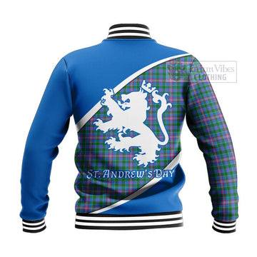 Pitcairn Family Crest Tartan Baseball Jacket Celebrate Saint Andrew's Day in Style - Tartan Vibes Clothing