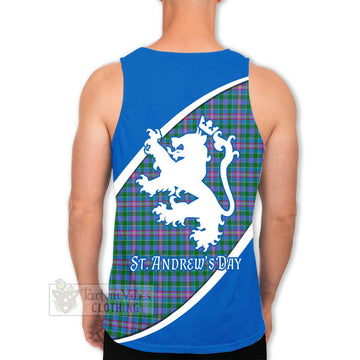 Pitcairn Family Crest Tartan Men's Tank Top Celebrate Saint Andrew's Day in Style - Tartan Vibes Clothing