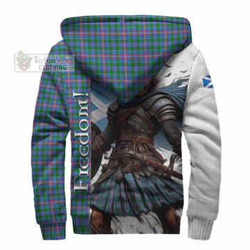 Pitcairn Crest Tartan Sherpa Hoodie Inspired by the Freedom of Scottish Warrior - Tartan Vibes Clothing