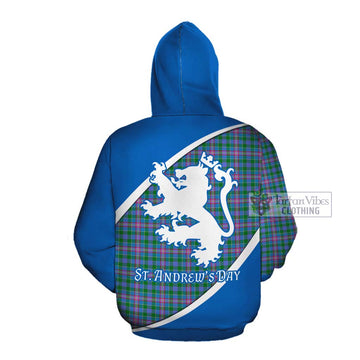 Pitcairn Family Crest Tartan Cotton Hoodie Celebrate Saint Andrew's Day in Style Pullover Hoodie - Tartan Vibes Clothing