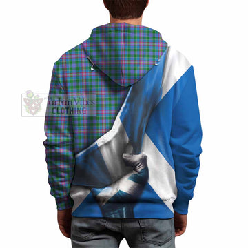 Pitcairn Tartan Hoodie with Family Crest Scotland Patriotic Style - Tartan Vibes Clothing