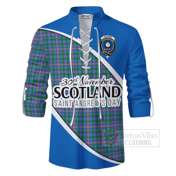 Pitcairn Family Crest Tartan Ghillie Kilt Shirt Celebrate Saint Andrew's Day in Style - Tartan Vibes Clothing