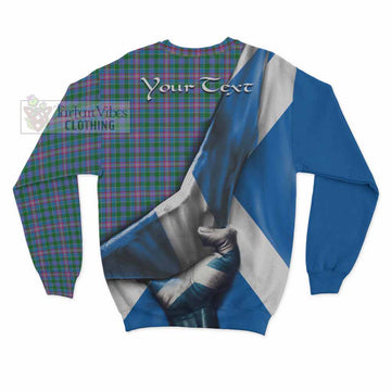 Pitcairn Tartan Sweatshirt with Family Crest Scotland Patriotic Style - Tartan Vibes Clothing