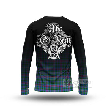 Pitcairn Tartan Long Sleeve T-Shirt Featuring Alba Gu Brath Family Crest Celtic Inspired - Tartan Vibes Clothing