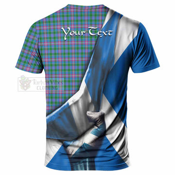 Pitcairn Tartan T-Shirt with Family Crest Scotland Patriotic Style - Tartan Vibes Clothing
