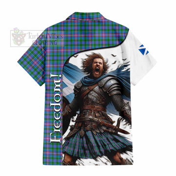 Pitcairn Crest Tartan Hawaiian Shirt Inspired by the Freedom of Scottish Warrior - Tartan Vibes Clothing