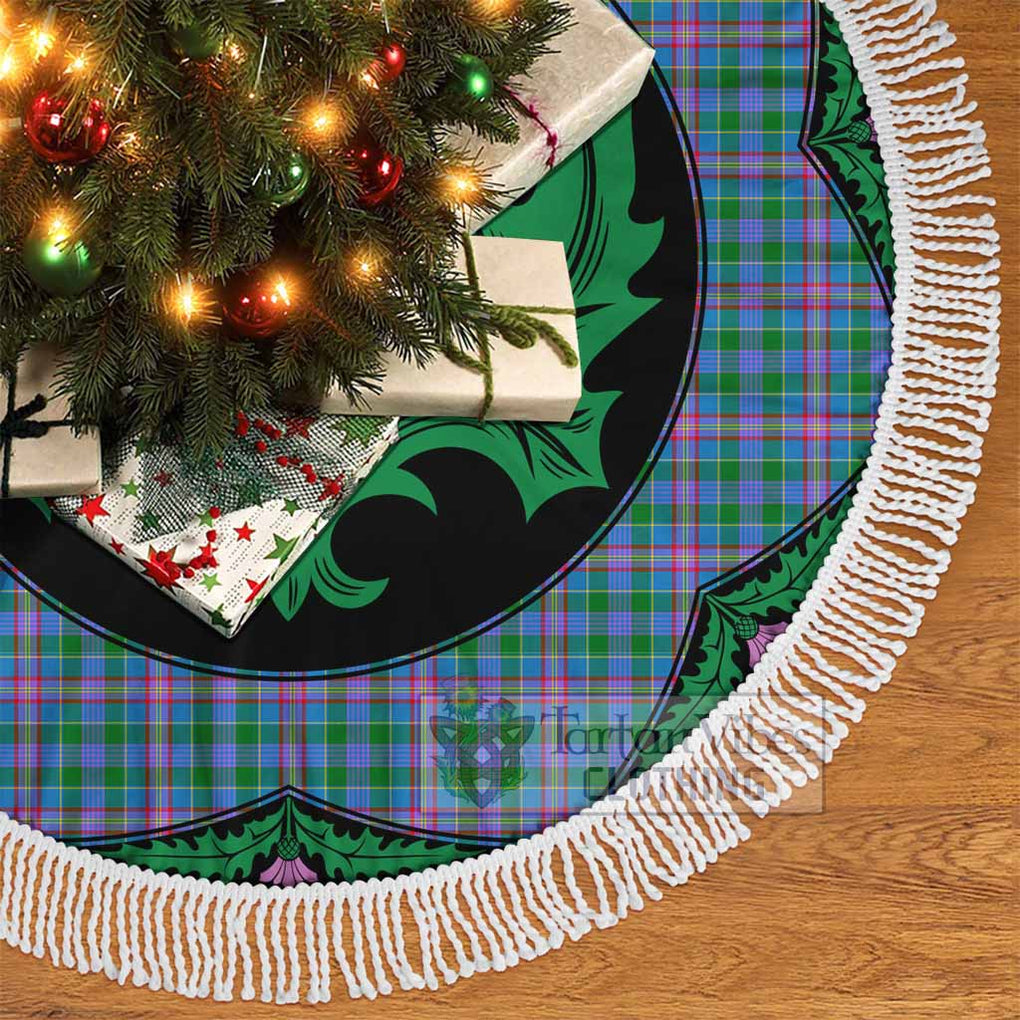 Pitcairn Tartan Christmas Tree Skirt Scottish Thistle Style - Tartan Vibes Clothing